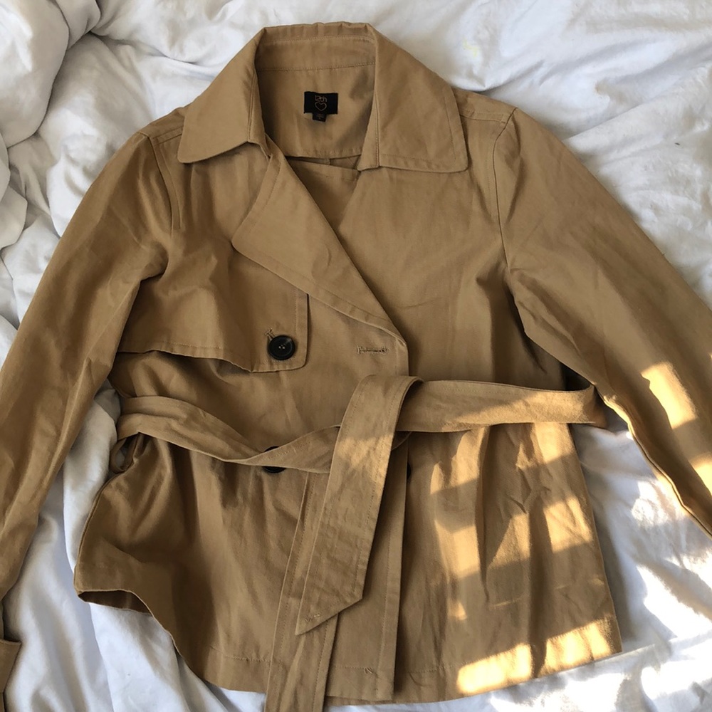 Camel Front Button Jacket - Picture 2 of 4
